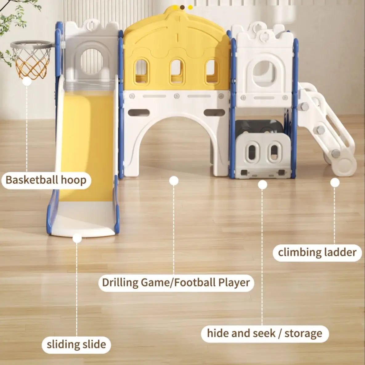 Mini Play Haven - Schommel, glijbaan en opbergset