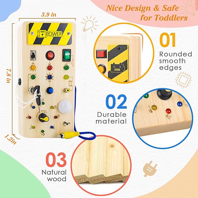 Montessori sensorisch trainingsbord voor kinderen