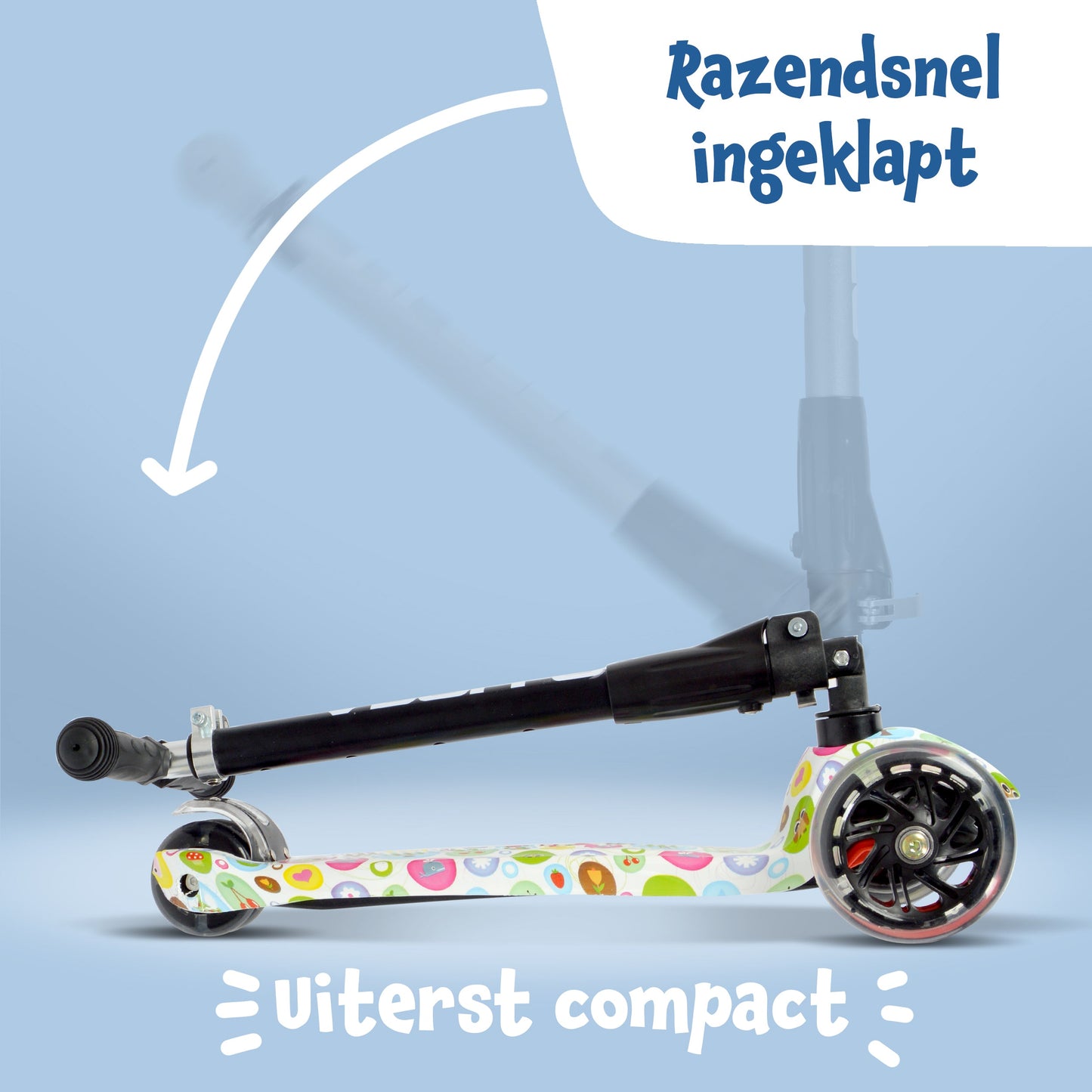 'Kids Whiz' LED Scooter voor Kinderen - in verschillende kleuren