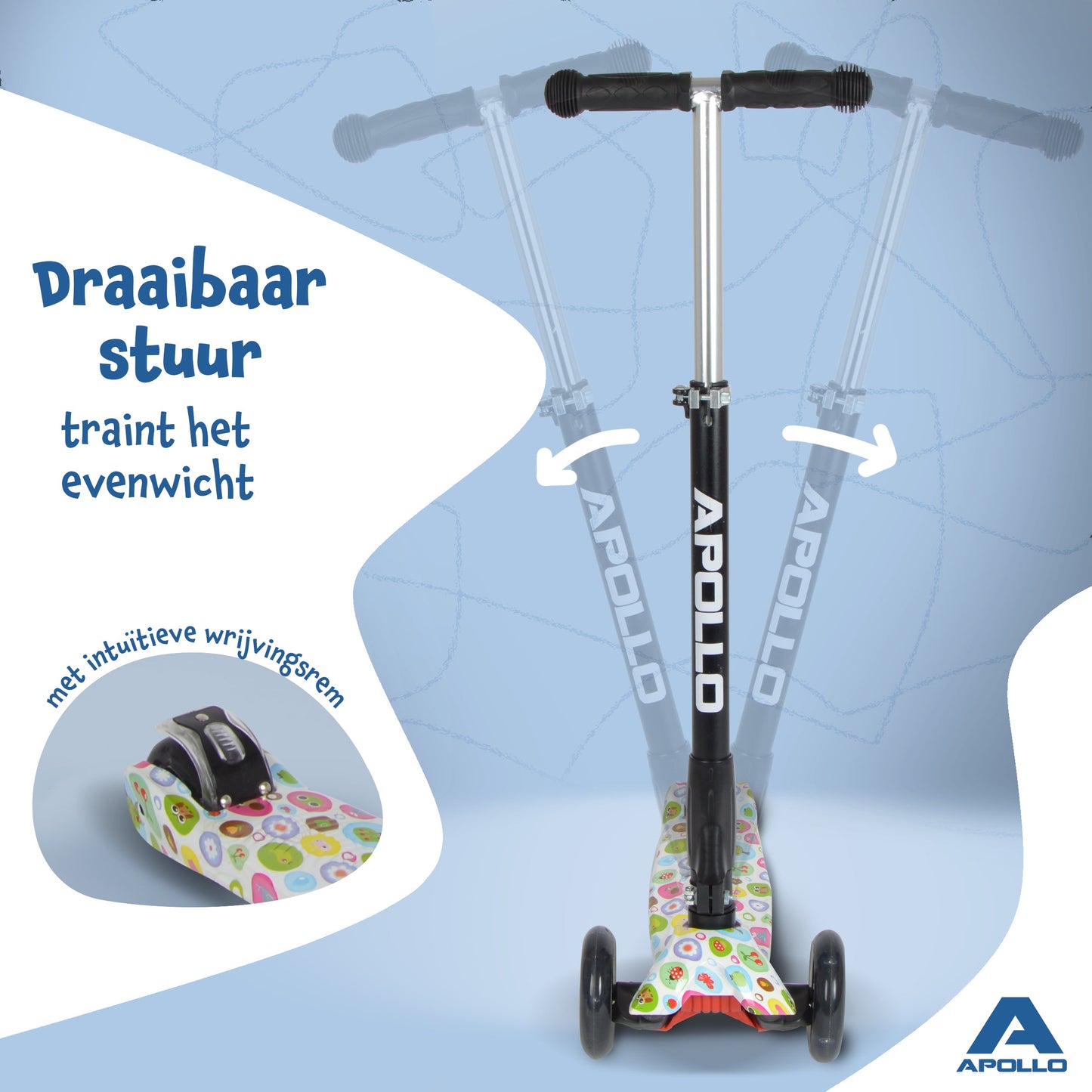 'Kids Whiz' LED Scooter voor Kinderen - in verschillende kleuren