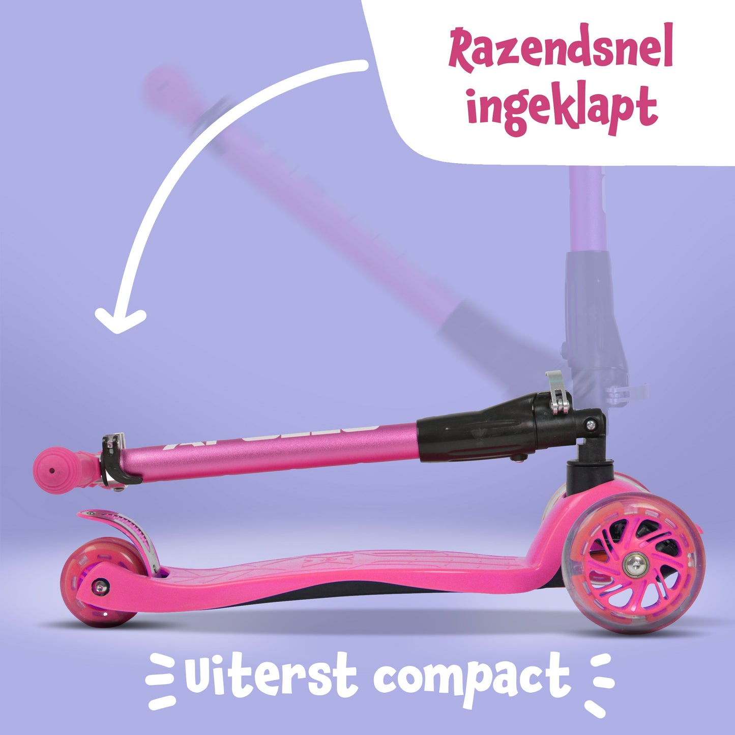 'Kids Whiz' LED Scooter voor Kinderen - in verschillende kleuren