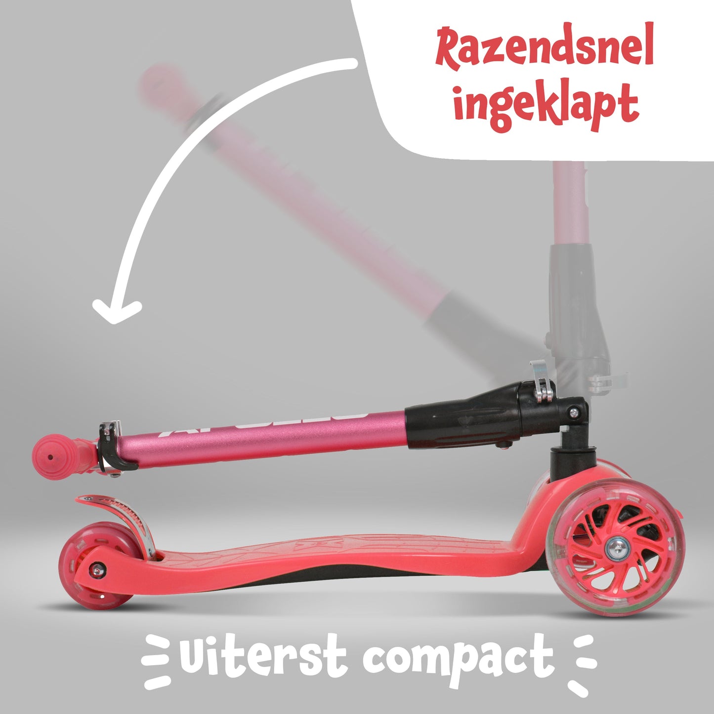 'Kids Whiz' LED Scooter voor Kinderen - in verschillende kleuren