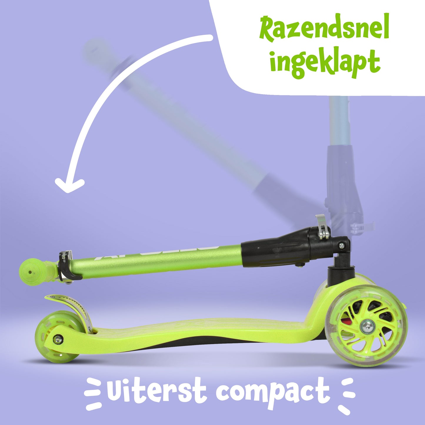 'Kids Whiz' LED Scooter voor Kinderen - in verschillende kleuren