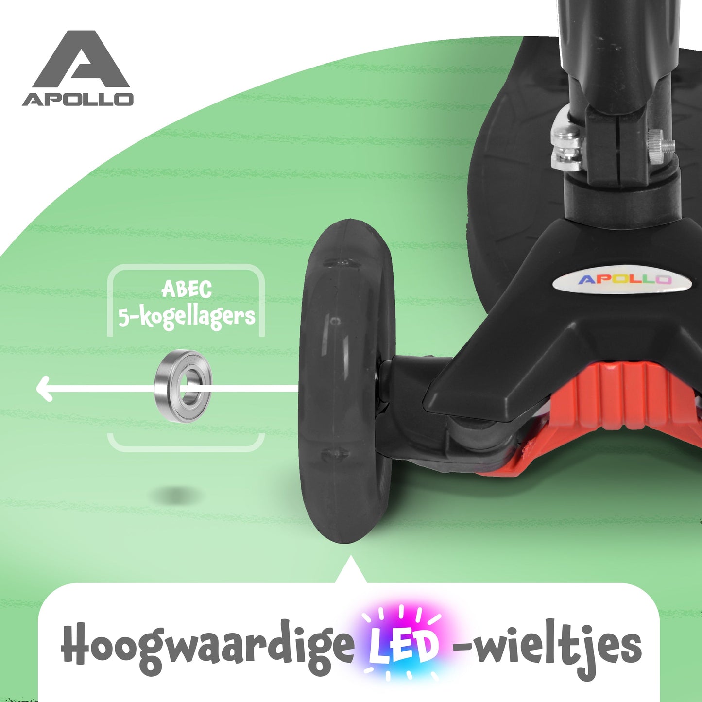 'Kids Whiz' LED Scooter voor Kinderen - in verschillende kleuren