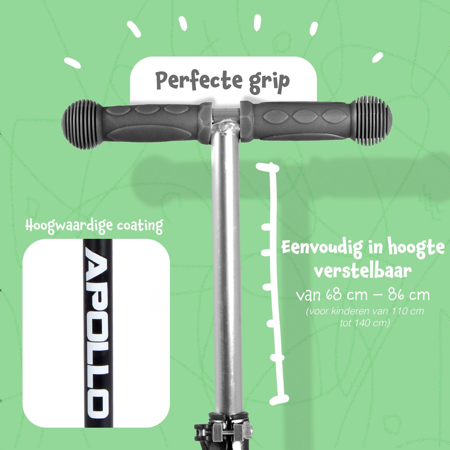 'Kids Whiz' LED Scooter voor Kinderen - in verschillende kleuren
