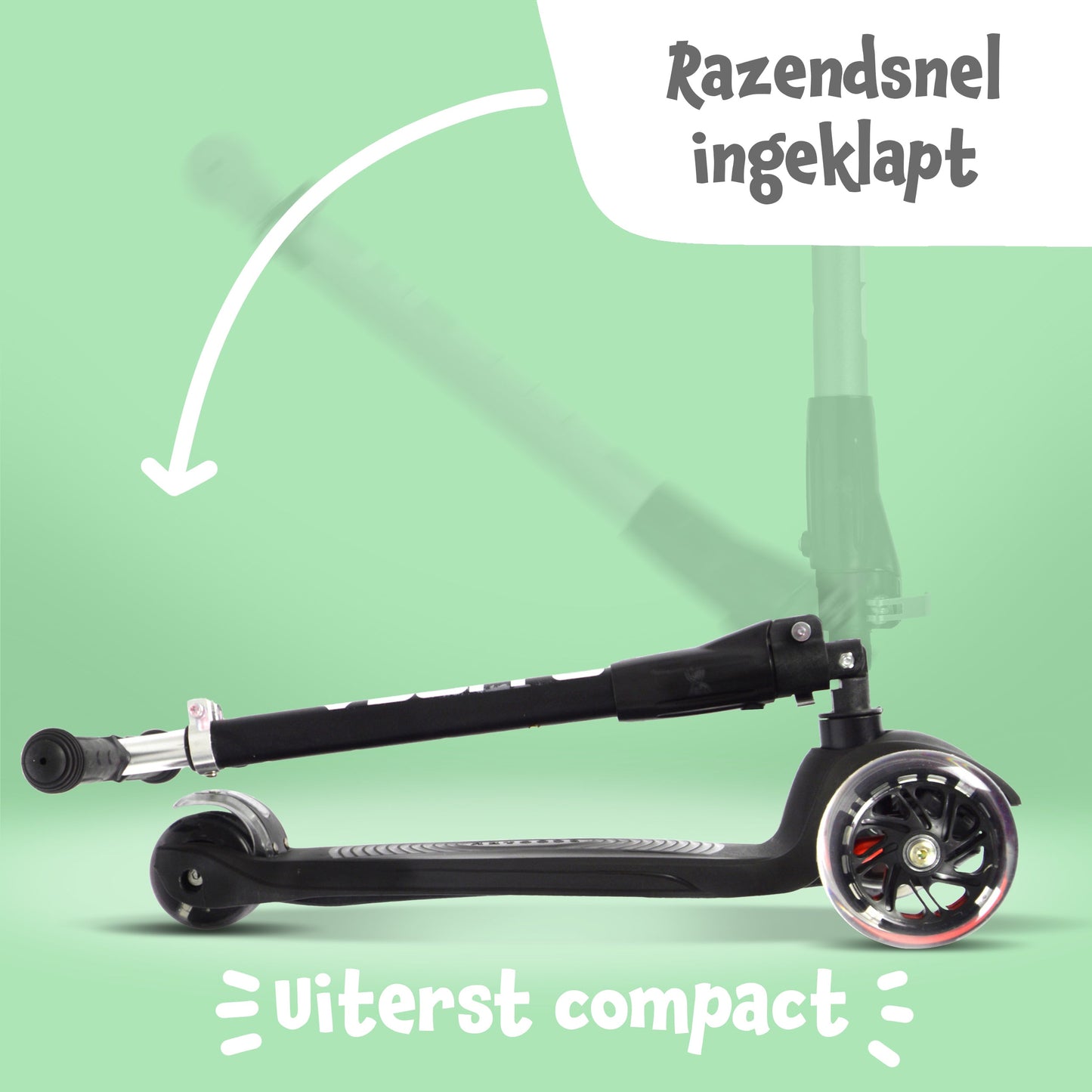 'Kids Whiz' LED Scooter voor Kinderen - in verschillende kleuren