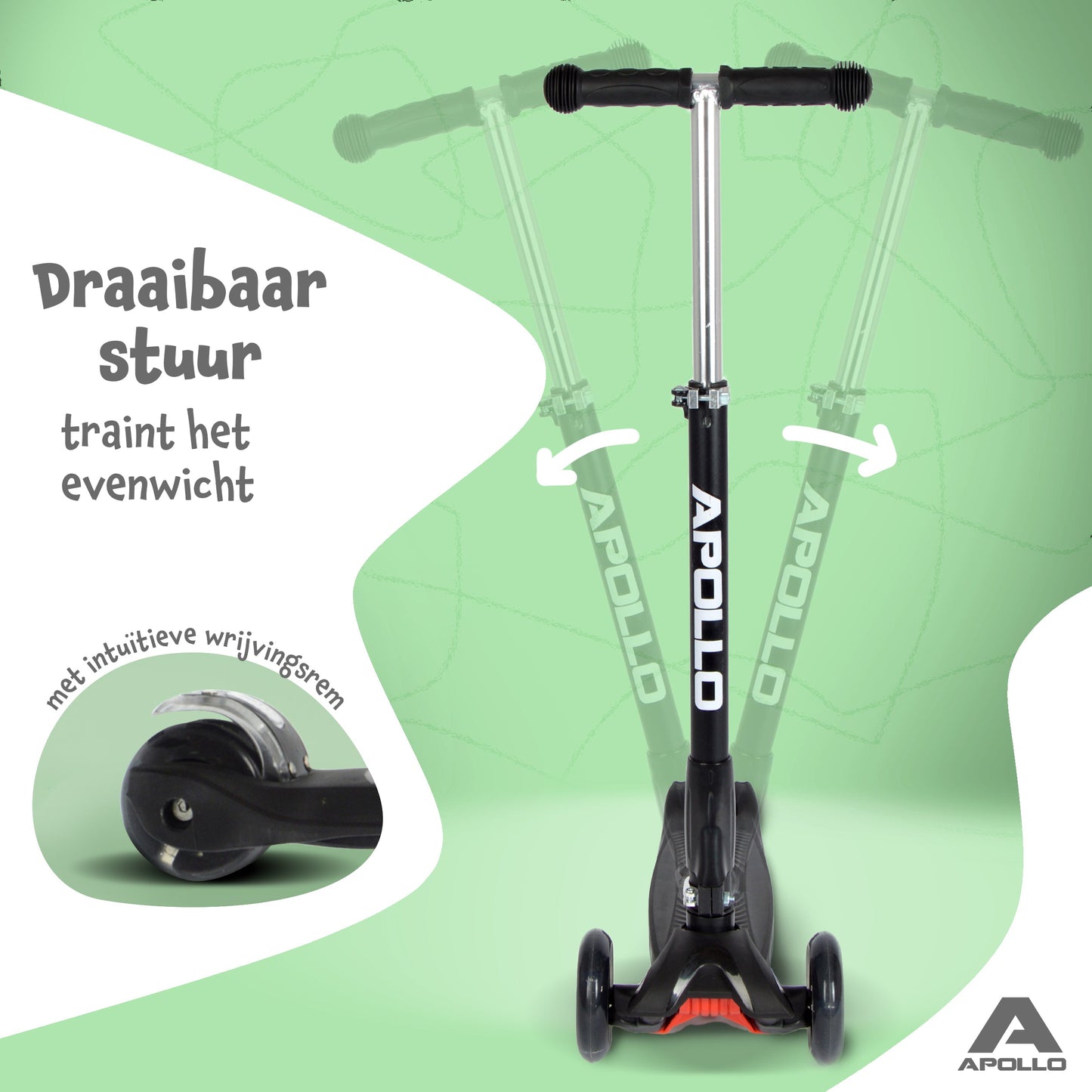 'Kids Whiz' LED Scooter voor Kinderen - in verschillende kleuren