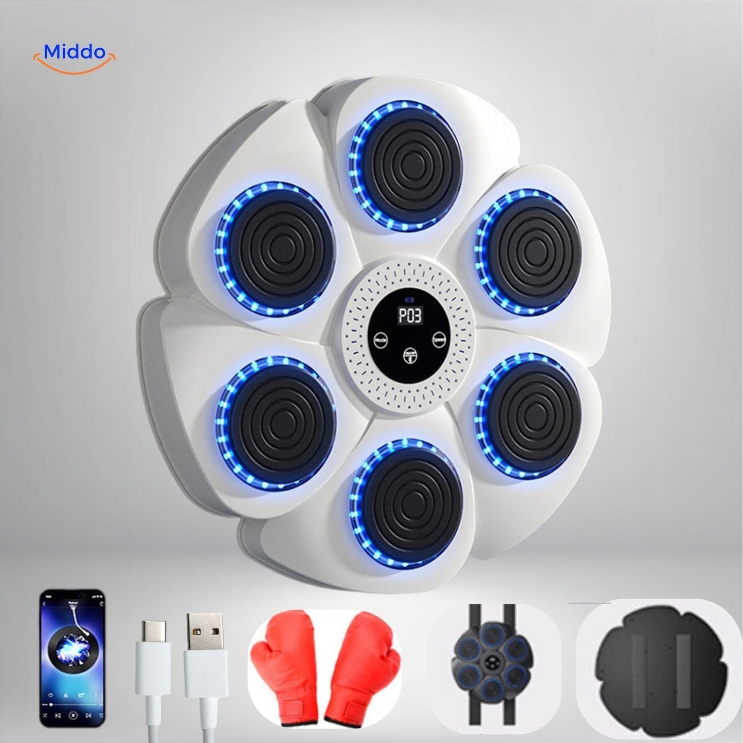 BoxPro™ Smart Muziek Boksmachine | Voor Jouw Fitnesstransformatie Thuis