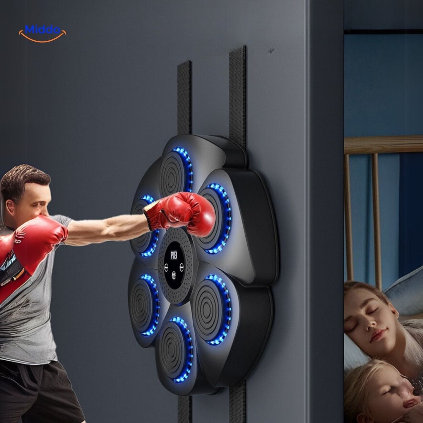 BoxPro™ Smart Muziek Boksmachine | Voor Jouw Fitnesstransformatie Thuis