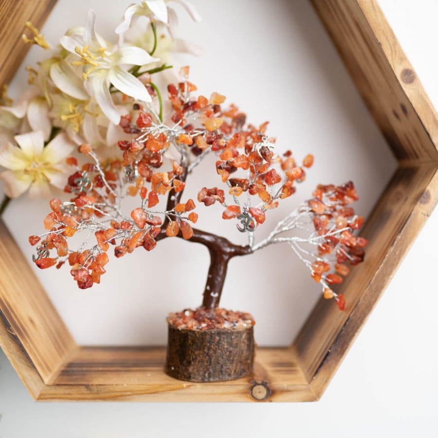 Edelstenen Carneool Boompje – Spiritualiteit – Groot