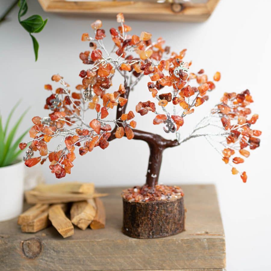 Edelstenen Carneool Boompje – Spiritualiteit – Groot