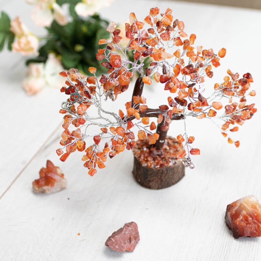 Edelstenen Carneool Boompje – Spiritualiteit – Groot