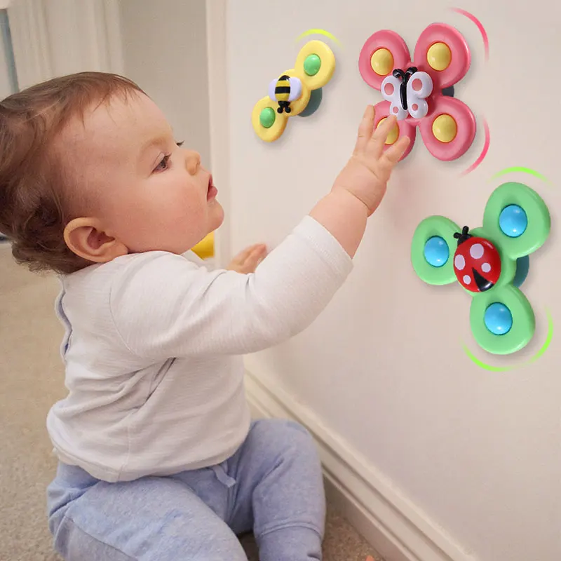 Zuignap Spinner Speelgoed Set van 3