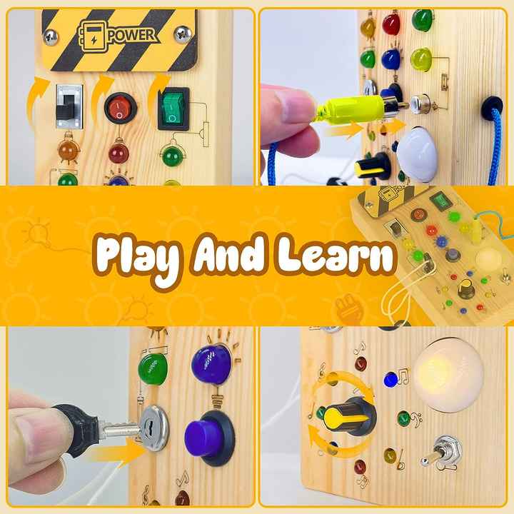 Montessori sensorisch trainingsbord voor kinderen