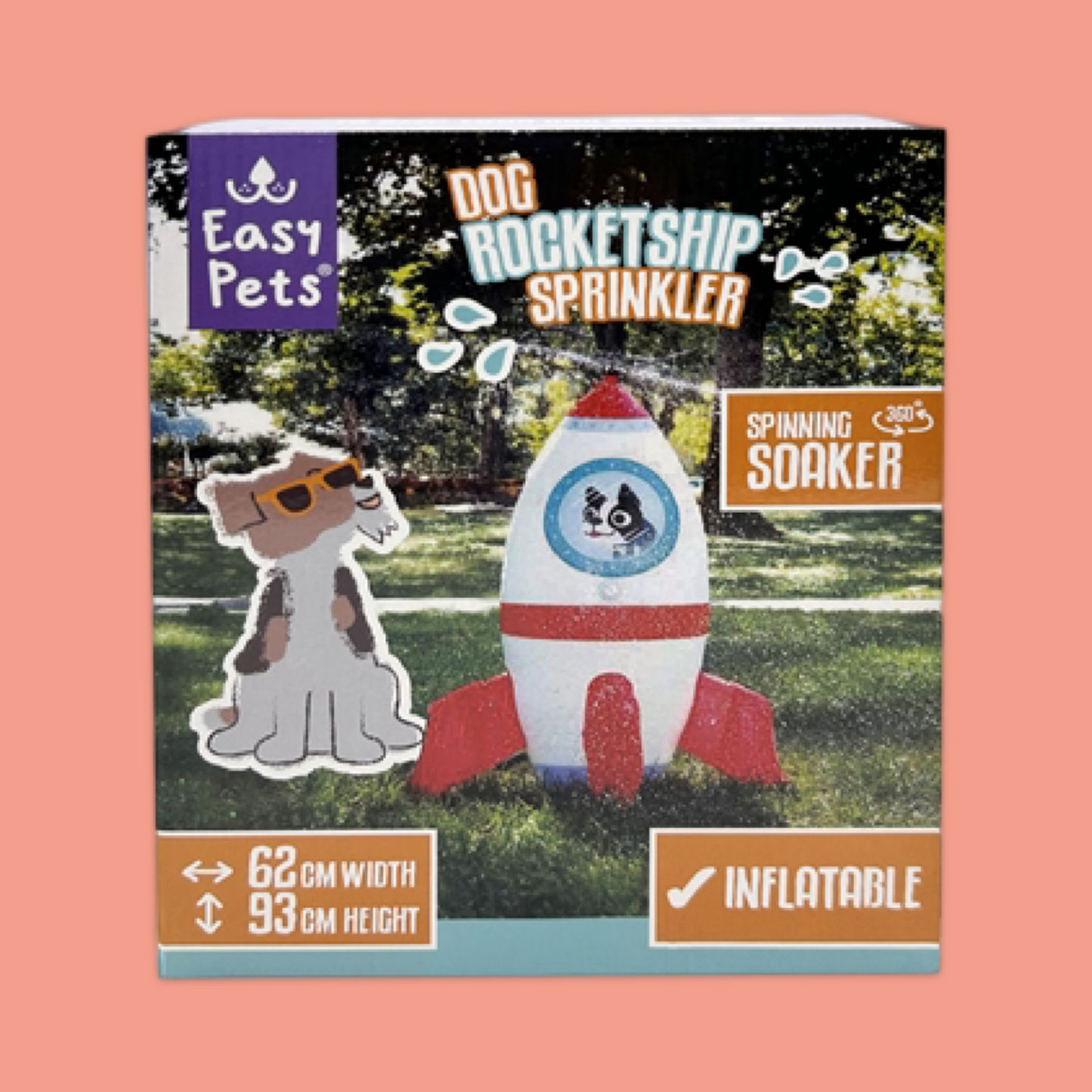 Easypets - Summer Rocketship Sprinkler