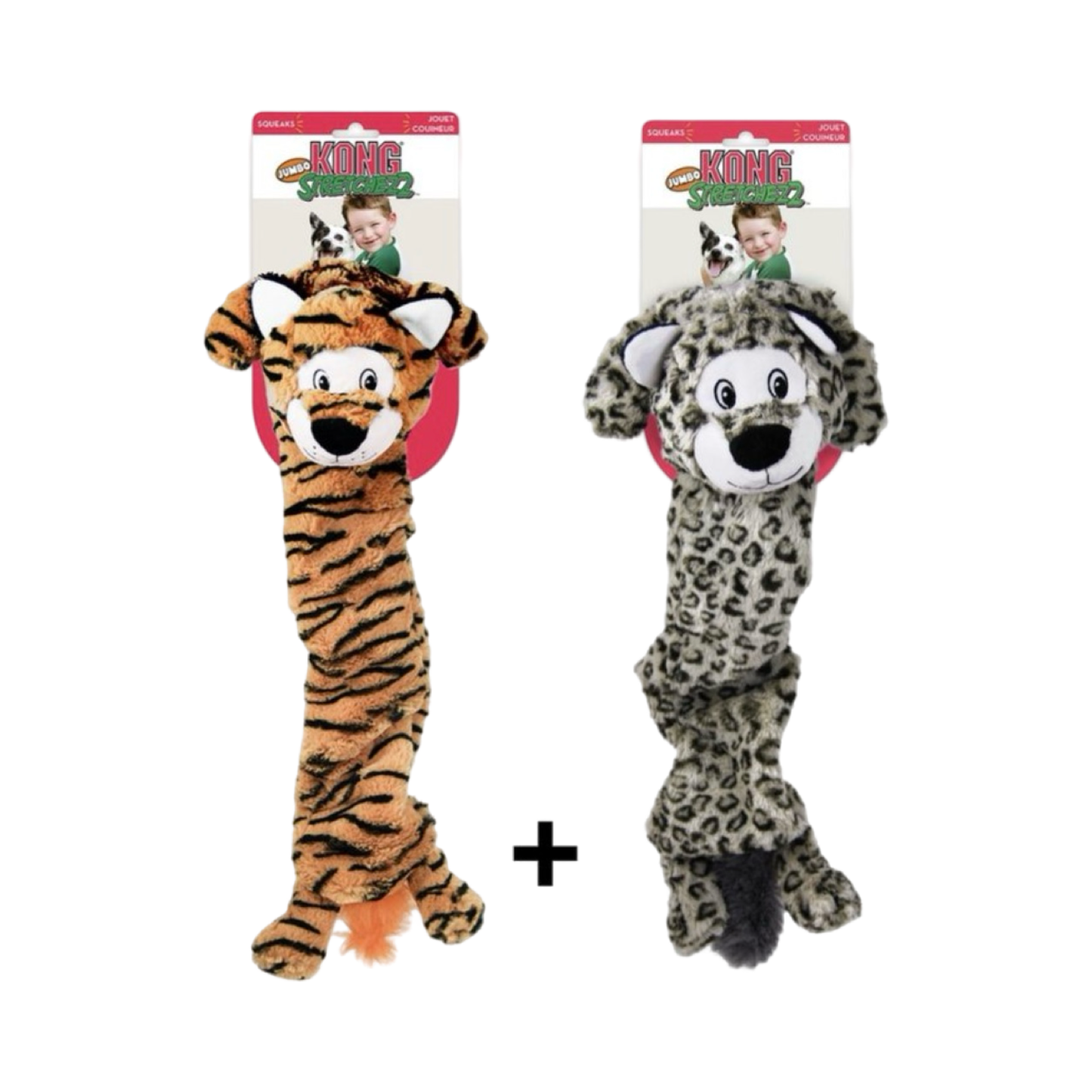 Combideal Kong - Stretchezz Jumbo Sneeuwluipaard + Tijger