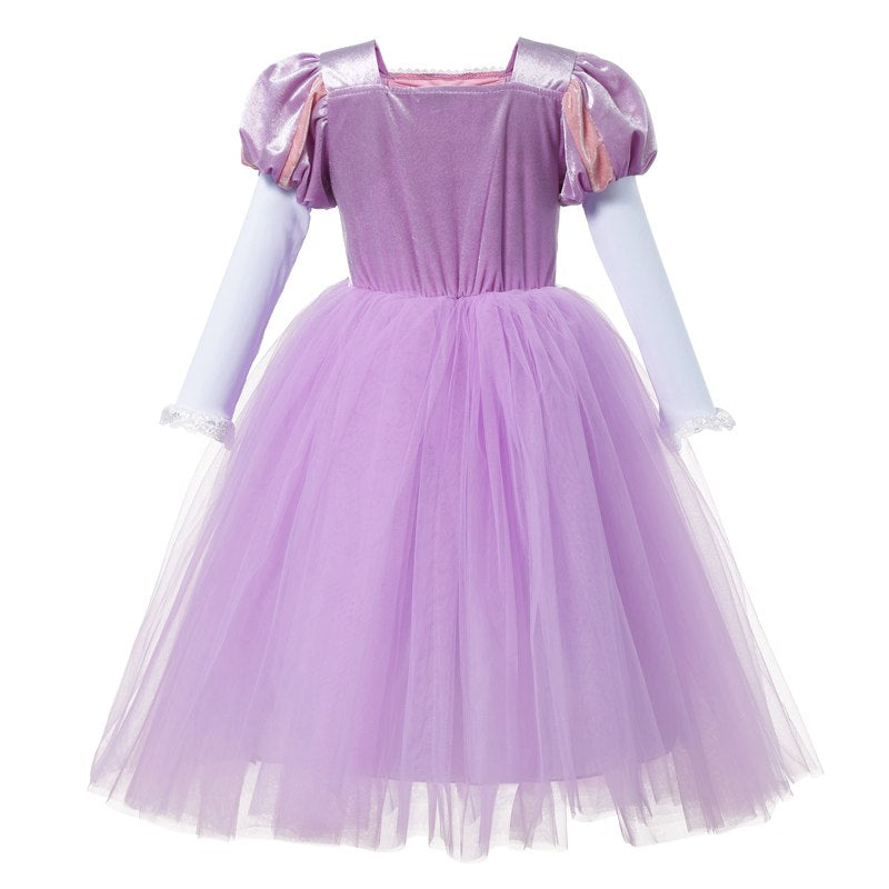 Luxe prinses Rapunzel jurk