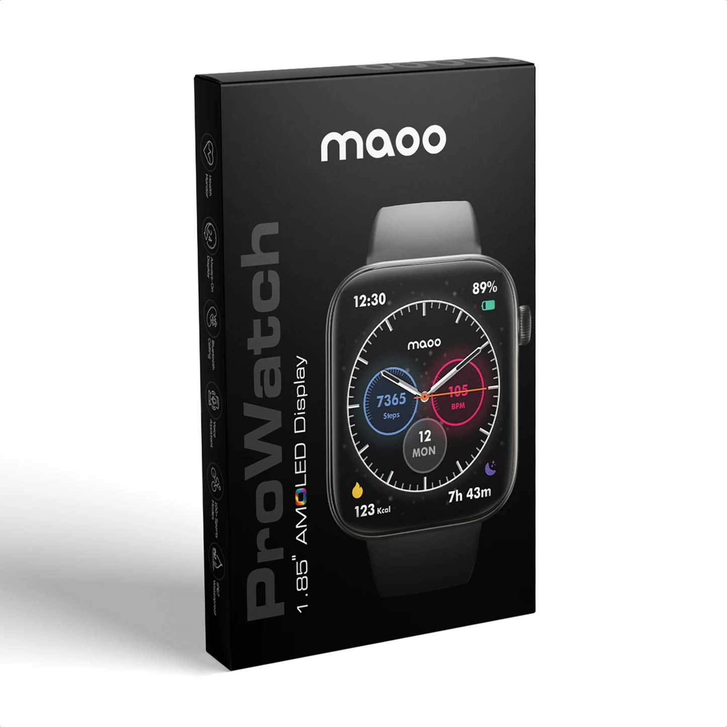 ProWatch AMOLED Smartwatch Dames Rosé Goud