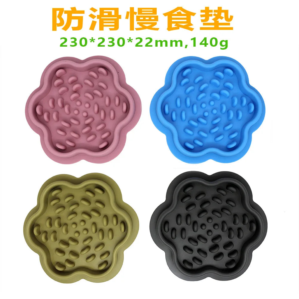 Siliconen Huisdier Likken Pad Kat En Hond Trage Voedsel Antislip Placemat Huisdier Kom CW2219 Huan Le Yang Guang