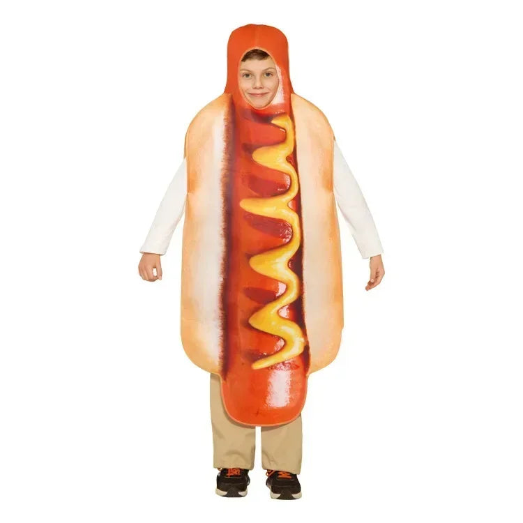 Hotdog Kostuums Voor Volwassen en kinderen
