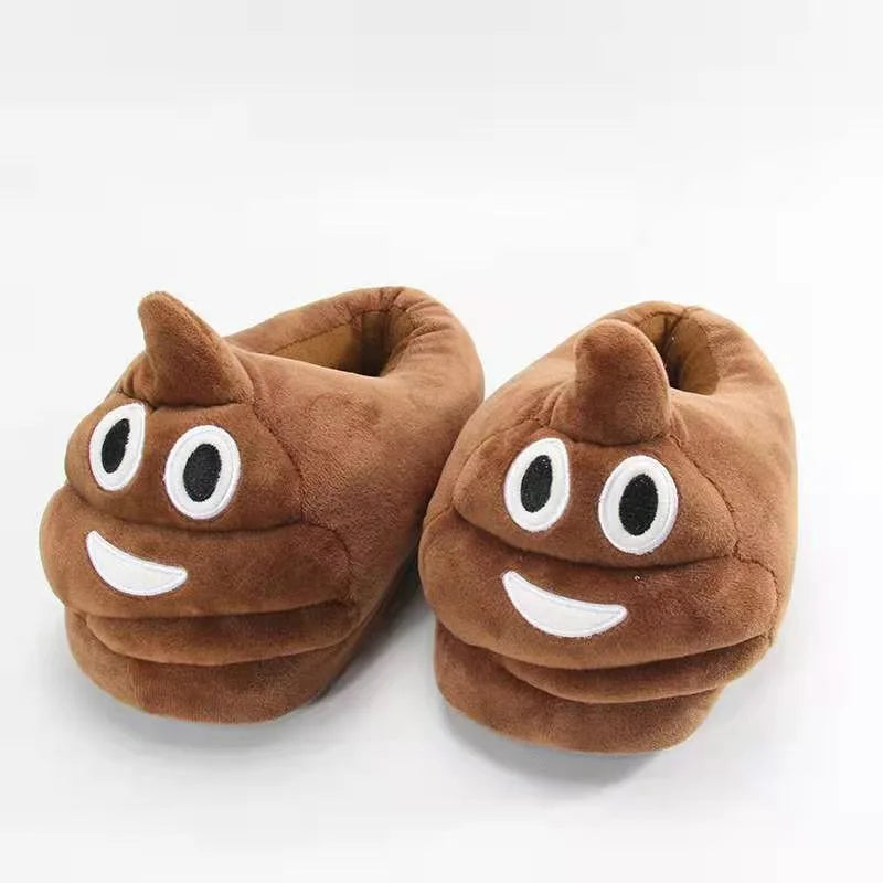 Voor Man En Vrouwen Slipper Prankish Cartoon Indoor Verdikking Warm Pluche Slippers Winter Schoenen