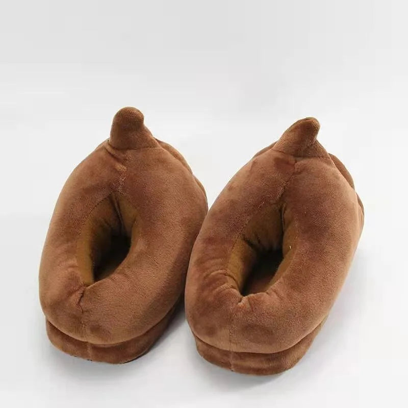 Voor Man En Vrouwen Slipper Prankish Cartoon Indoor Verdikking Warm Pluche Slippers Winter Schoenen