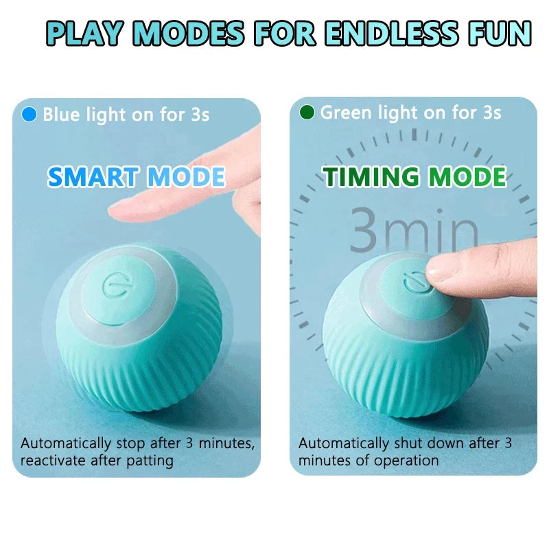 Interactieve kattenbal Slim kattenspeelgoed Binnen Automatische rollende magische bal Elektronische interactieve kattenspeelgoed Kattengameaccessoires