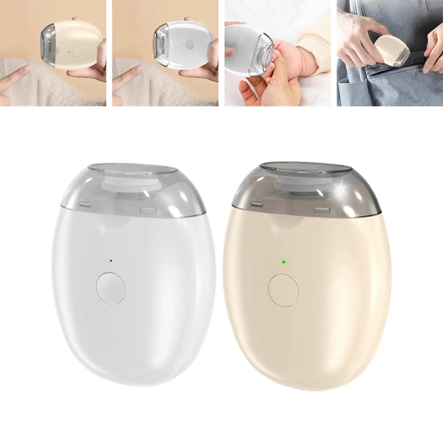 Elektrische Nagelknipper 3 Snelheden Comfortabele Oplaadbare Vingernagel Trimmer Vingernagel Snijder Voor Kinderen Kinderen Senioren