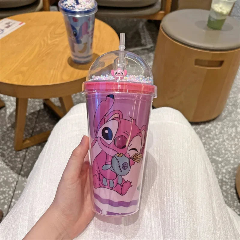 Disney Lilo & Stitch Angel beker Dubbellaags Plastic 450ml