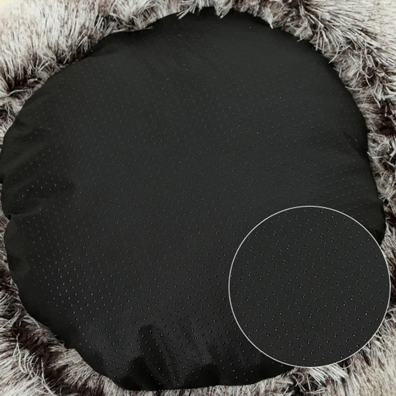 Winter pluche huisdier kattenbed rond kattenkussen kattenhuis 2-in-1 warme kattenmand huisdier slaapzak kitten nest kennel voor kleine hondenkatten