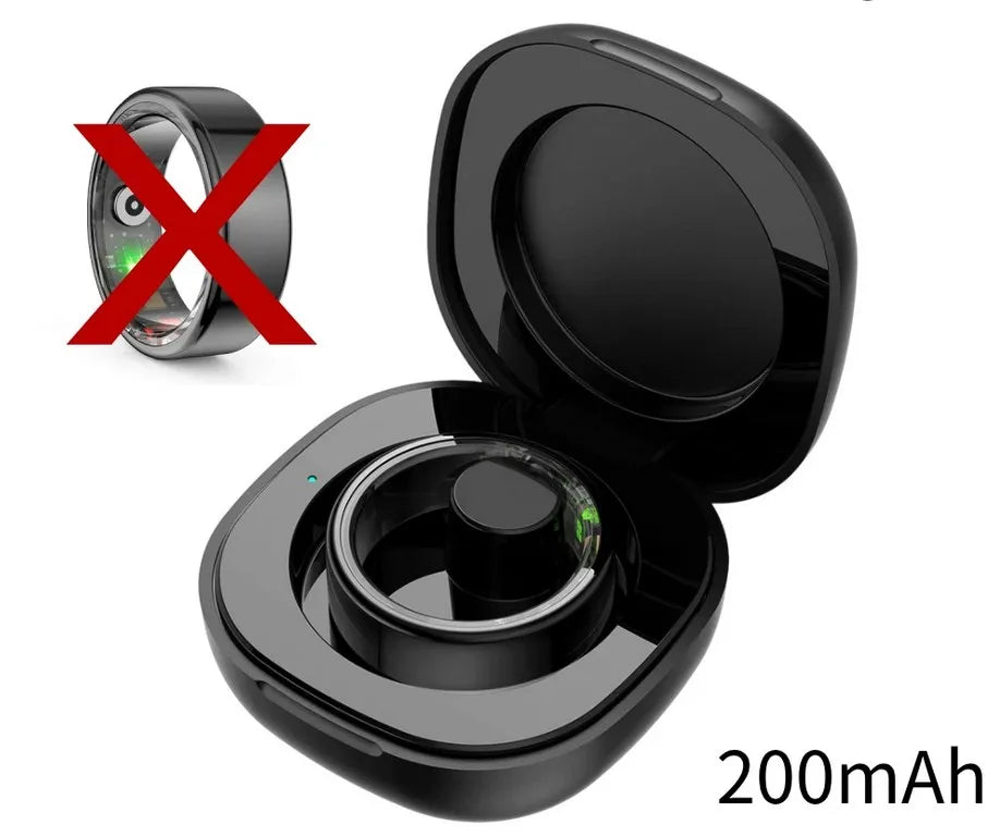 R02 Slimme Ring Roestvrijstalen Schaal Bloeddruk Zuurstof Hartslag Gezondheid Monitoring