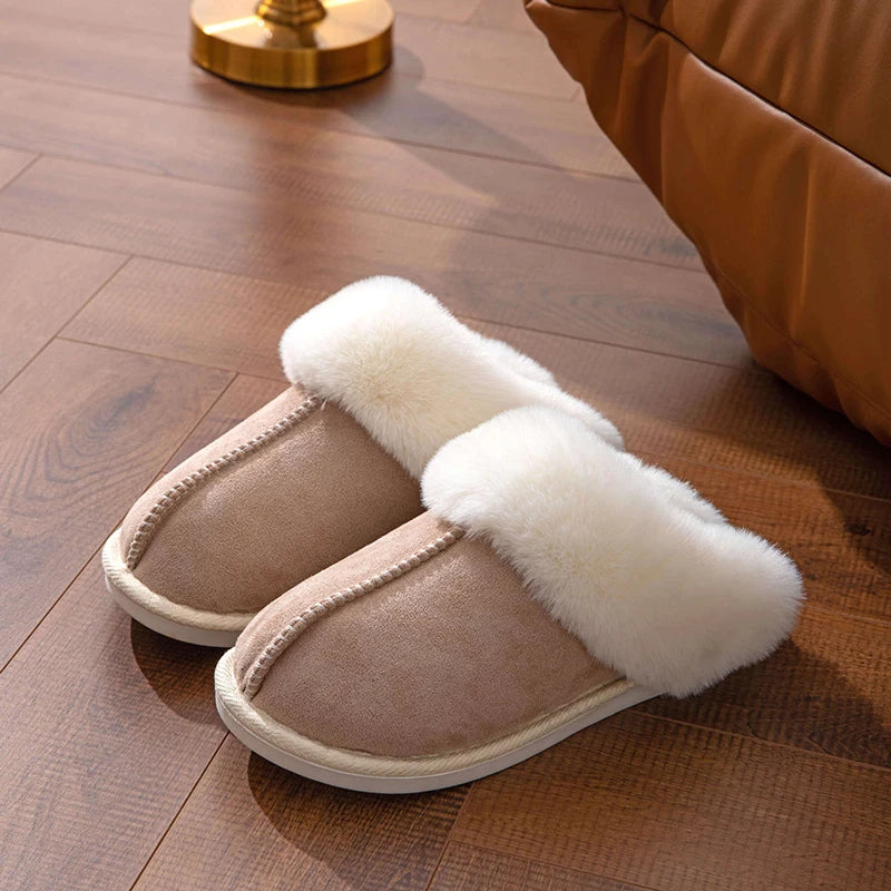 Winter Bont Slippers voor Vrouwen met anti slip