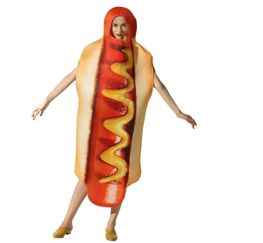 Hotdog Kostuums Voor Volwassen en kinderen