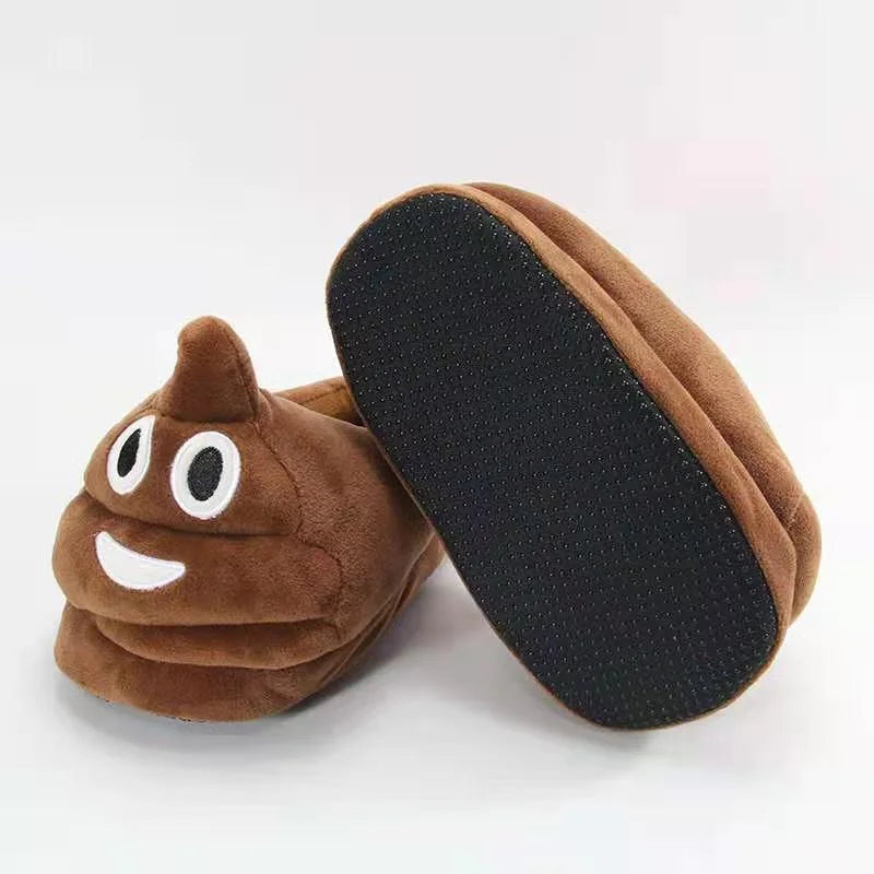 Voor Man En Vrouwen Slipper Prankish Cartoon Indoor Verdikking Warm Pluche Slippers Winter Schoenen