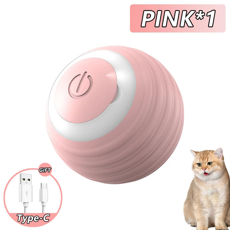 Interactieve kattenbal Slim kattenspeelgoed Binnen Automatische rollende magische bal Elektronische interactieve kattenspeelgoed Kattengameaccessoires