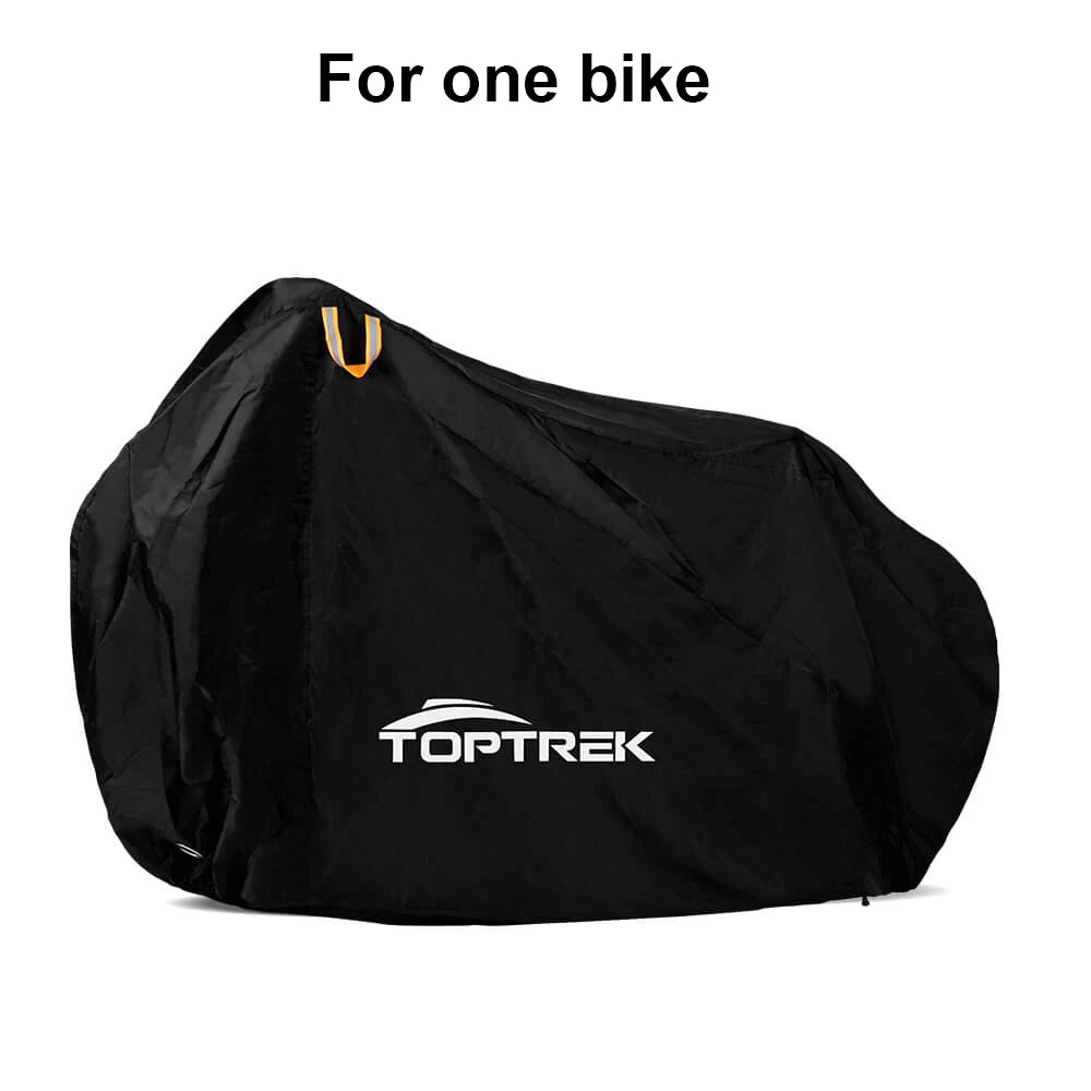 Toptrek Fietshoes 210D Oxford Buitenopslag Waterdicht en anti-UV Fietshoes met waterdicht membraan voor twee fietsen