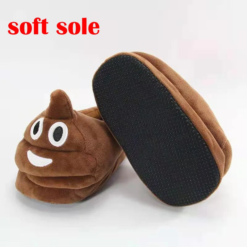 Voor Man En Vrouwen Slipper Prankish Cartoon Indoor Verdikking Warm Pluche Slippers Winter Schoenen