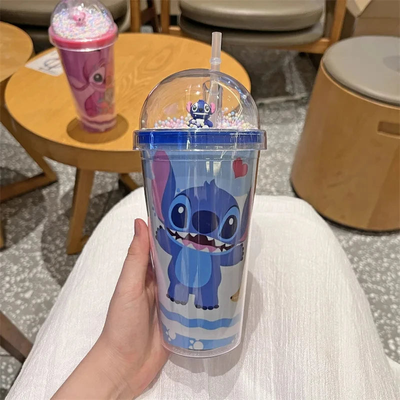 Disney Lilo & Stitch Angel beker Dubbellaags Plastic 450ml