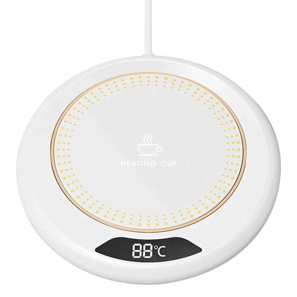 Draagbare bekerwarmer intelligente constante temperatuur drankverwarmer met Smart Touch Switch USB Cup Warmer voor kopjes en glazen met platte bodem