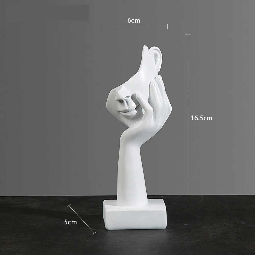 Hars Abstracte Masker Beelden Europese Miniatuur Beeldjes Voor Interieur Home Office Studie Desktop Figuur Ornament Decor Cadeau
