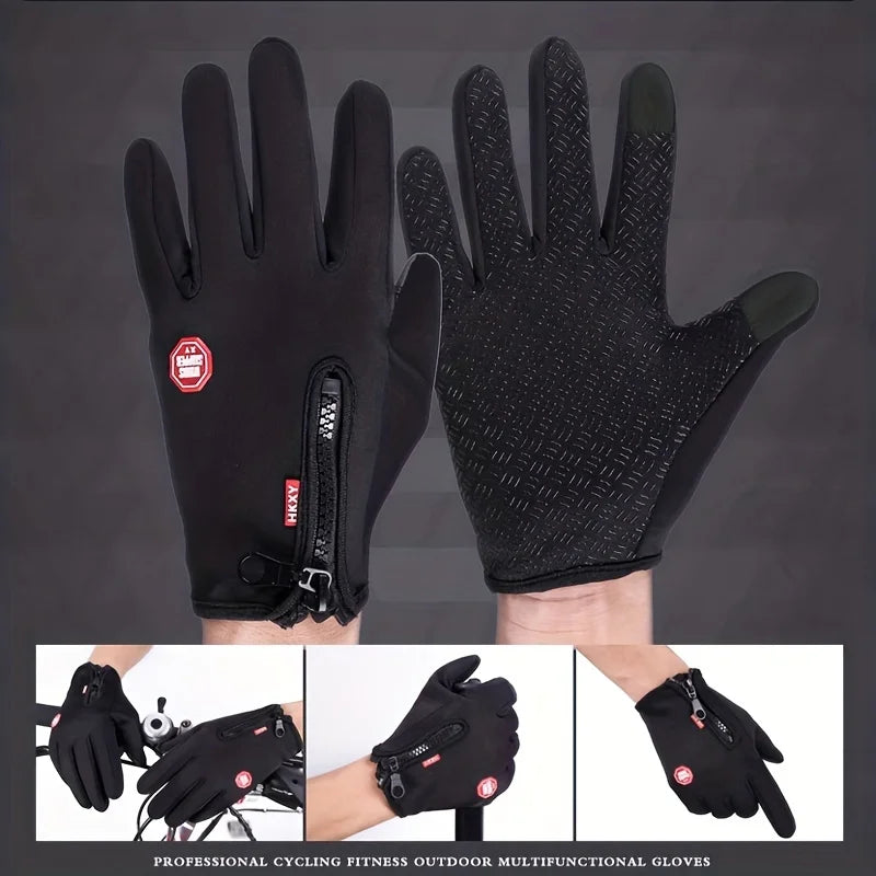 Winterhandschoenen Waterdicht Thermisch Touchscreen Thermisch Winddicht Warm Handschoenen Koud Weer Hardlopen Sport Wandelen Ski Handschoenen