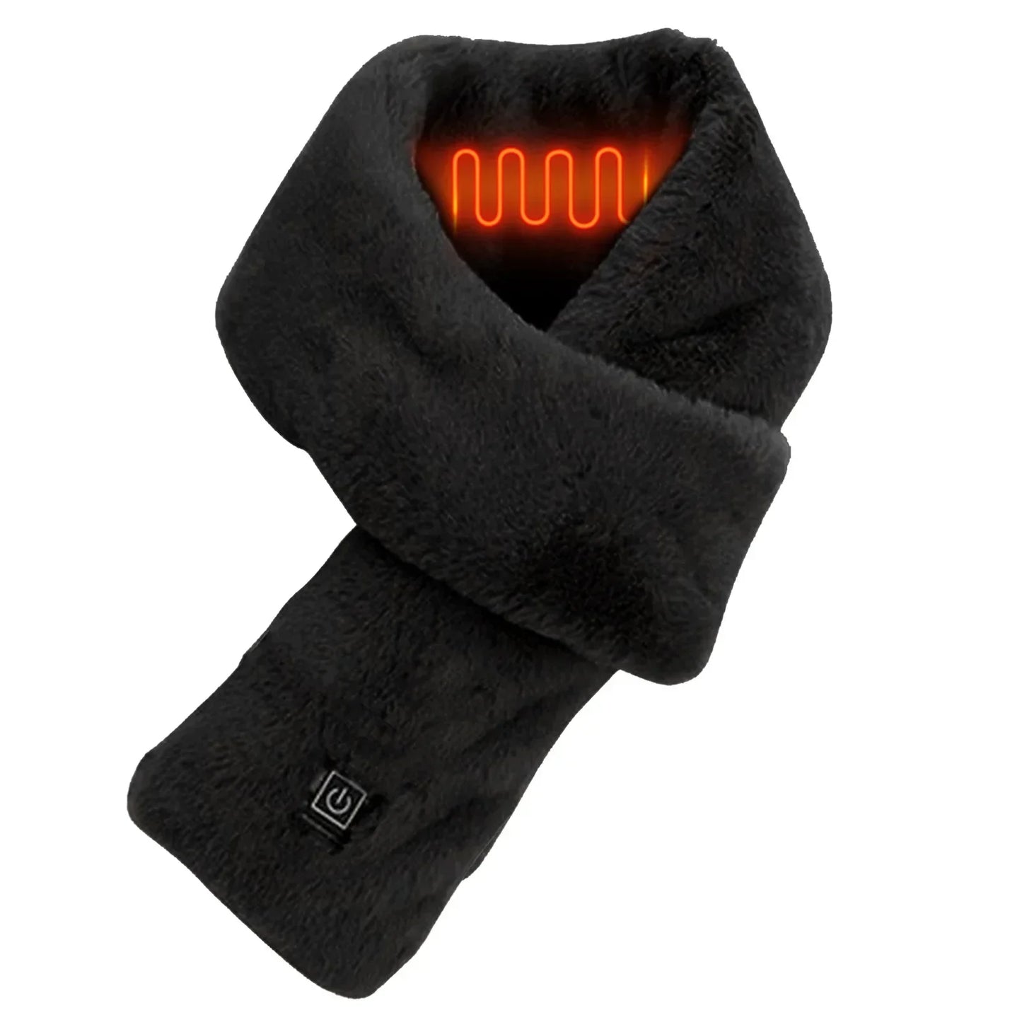 Winter - Verwarmde Sjaal - Elektrische Sjaal - Verwarmde sjaal voor heren en dames - Zachte verwarmde sjaal met 3 verwarmingsniveaus - Snelle USB-verwarming - Grijs