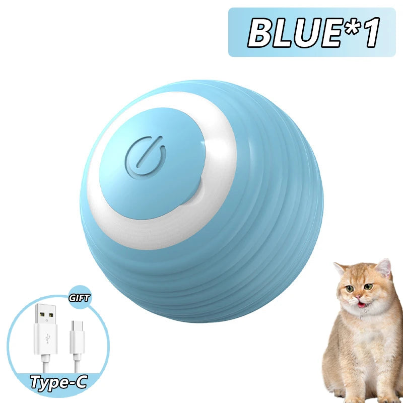 Interactieve kattenbal Slim kattenspeelgoed Binnen Automatische rollende magische bal Elektronische interactieve kattenspeelgoed Kattengameaccessoires
