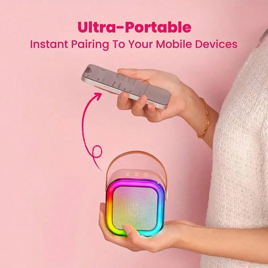 K12 Karaoke Machine Met 2 Draadloze Microfoons