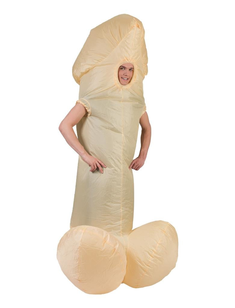 Opblaasbaar piemel kostuum