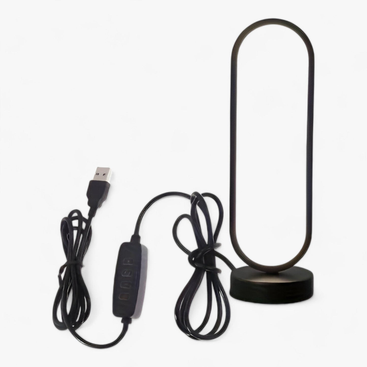 Trish | Ringlamp voor de slaapkamer - LED nachtlamp met drie instelbare kleurintensiteiten
