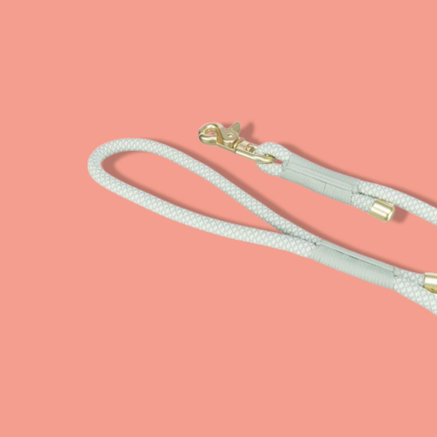Trixie - Soft Rope Hondenriem Grijs / Lichtgrijs