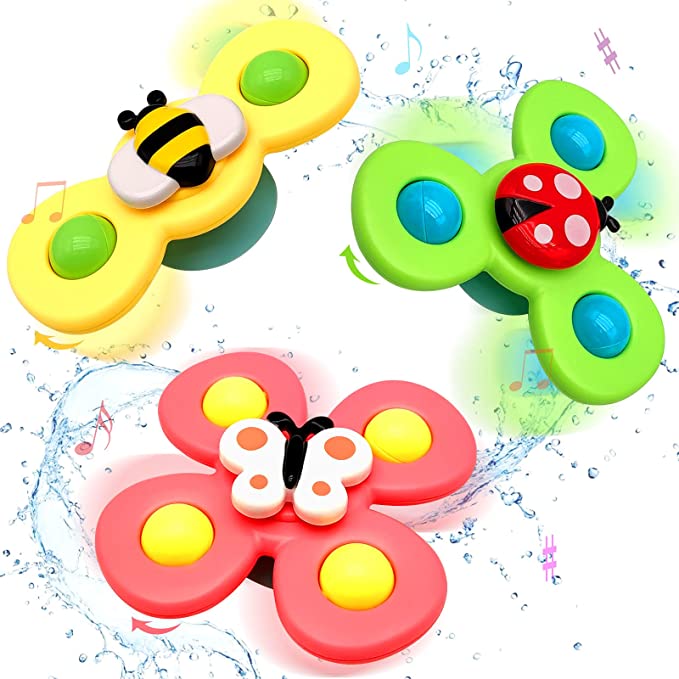 Zuignap Spinner Speelgoed Set van 3