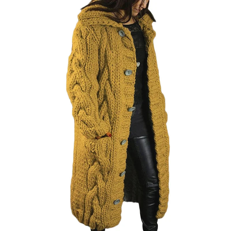 Stijlvol Dik Gebreid Dames Vest