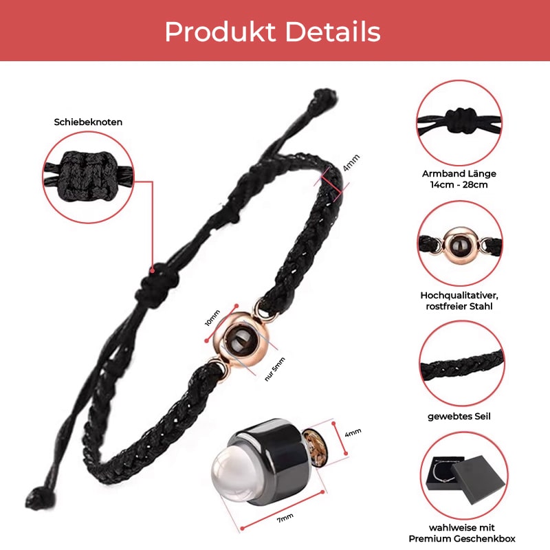 Gepersonaliseerde foto-armband
